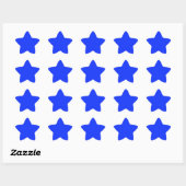 Bright Blue Star Sticker (Vel)