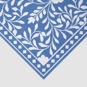 Bright Blue Traditional Bone Inlay Decoupage Paper Tissuepapier (Detail)