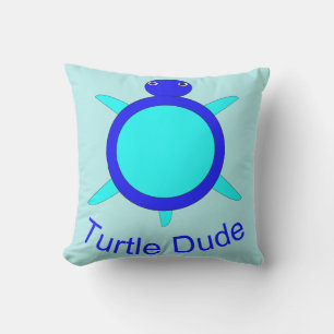 Bright Blue Turtle kerst buitenshuis Buitenkussen