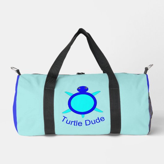 Bright Blue Turtle Man Plunjezak (Voorkant)