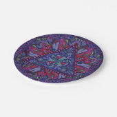 Bright Bohemian Boho Hippy Chic Pattern Papieren Bordje (Gekanteld)