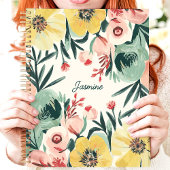 Bright Bold Cute Expressive Floral Nom Personnalis