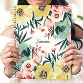 Bright Bold Cute Expressive Floral Nom Personnalis