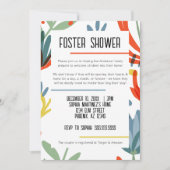 Bright Botanical Foster Care Douche Invitation (Devant)