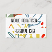 Bright Botanicals Modern Uniek Visitekaartje (Voorkant)