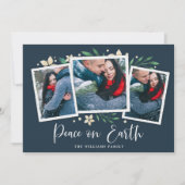 Bright Boughs | Drie foto vakantie Kaart (Voorkant)