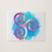 Bright breton triskel legpuzzel (Horizontaal)