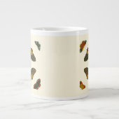 Bright Butterflies van Pieter Cramer Extra Grote Beker (Voorkant)
