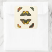 Bright Butterflies van Pieter Cramer Vierkante Sticker (Tas)