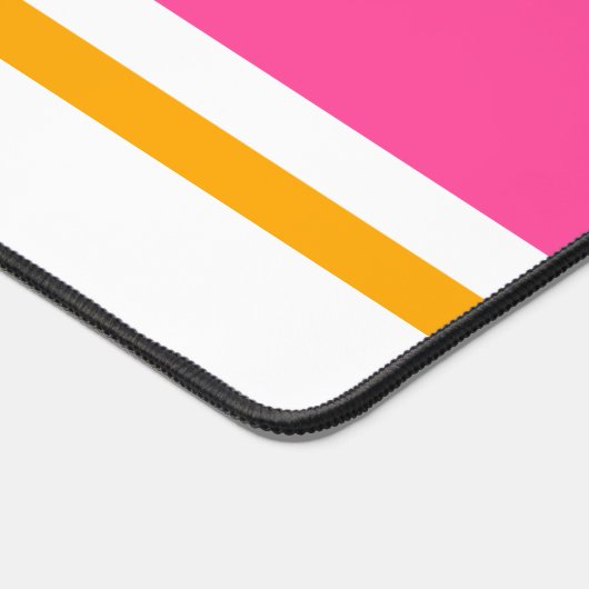 Bright Candy rose Jaune Stripes De Course Sur Blan (Coin)