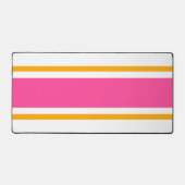 Bright Candy rose Jaune Stripes De Course Sur Blan (Recto)