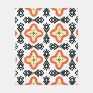 Bright Carpet: Etnisch Azteeks Ornament Fleece Deken