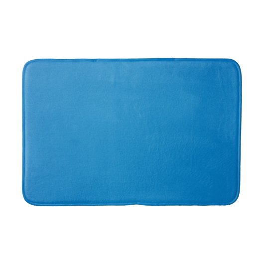 Bright Cerulean Blue met korrelige textuur Badmat (Voorkant)