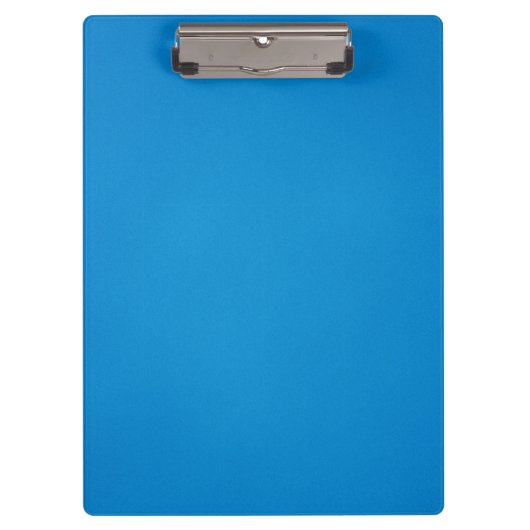 Bright Cerulean Blue met korrelige textuur Klembord (Voorkant)
