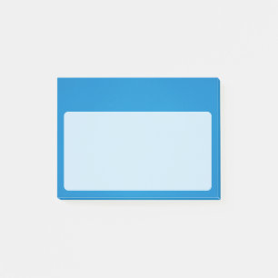 Bright Cerulean Blue met korrelige textuur Post-it® Notes