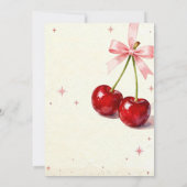 Bright & Cheerful 1st Birthday Invitation Kaart (Achterkant)