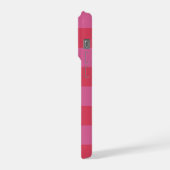 Bright Cheerful pink and yellow striped design (Côté gauche)