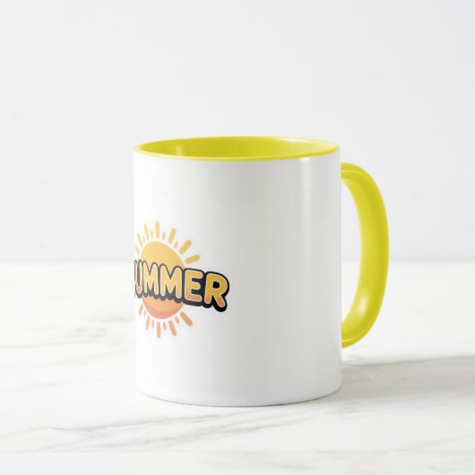 Bright & Cheerful Sunshine Coffee Cup Mok (Voorkant rechts)