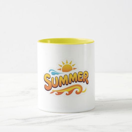 Bright & Cheerful Sunshine Coffee Cup Mok (Midden)