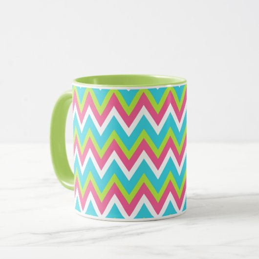 Bright Chevron Mug (Devant gauche)