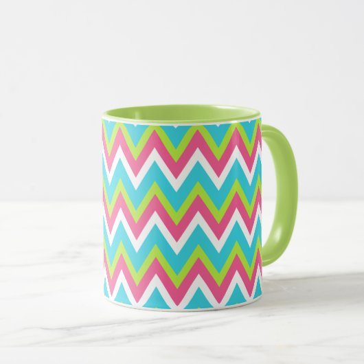 Bright Chevron Mug (Devant droit)