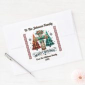 Bright Christmas Sticker for Gifts (Enveloppe)