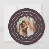 Bright Circle Round Carte photo de vacances | Bour (Devant)