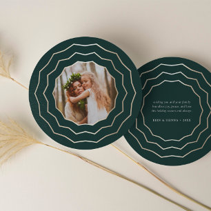 Bright Circle Round Carte photo de vacances   Hunt