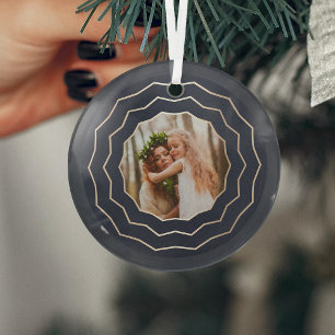 Bright Circle Vakantiefoto Glas Ornament