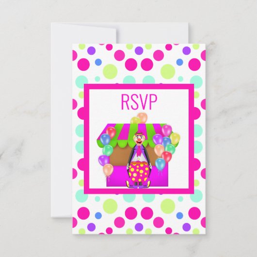 BRIGHT CIRCUS ANNIVERSAIRE PARTI RSVP (Devant)
