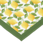 Bright citroenen Tablecloth Tafelkleed (Gekanteld)