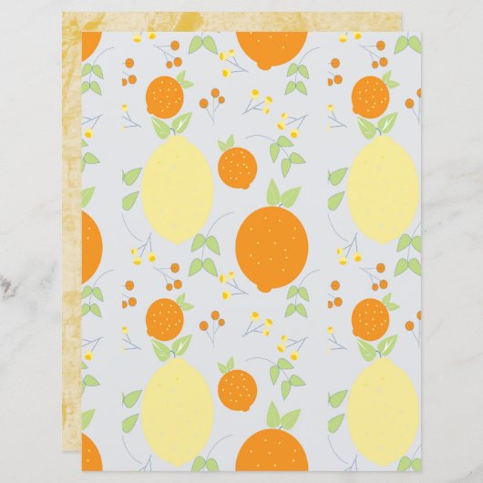 Bright Citrus Fun (Voorkant / Achterkant)