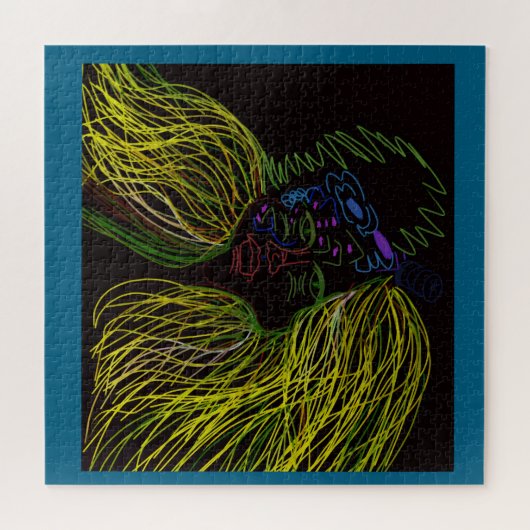 Bright Colored Puppet Jigsaw Puzzle (Horizontal)