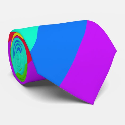 Bright Colorée LGBT Pride Cravate (Roulé)