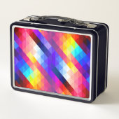 Bright Colorful Abstract Geometric Pattern (Achterkant)