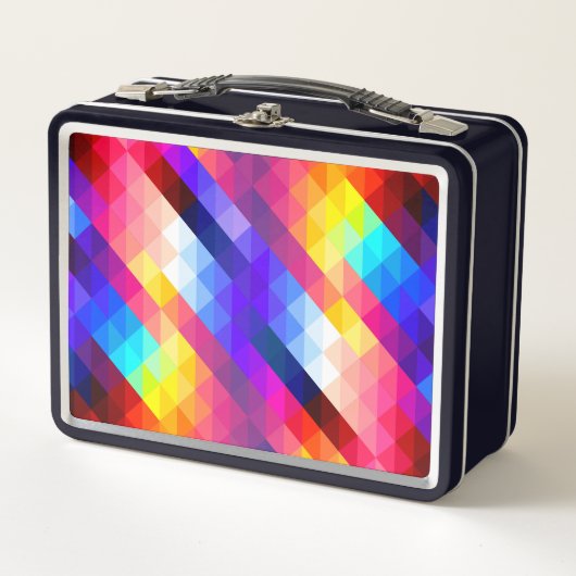 Bright Colorful Abstract Geometric Pattern (Voorkant)