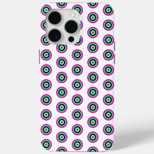 Bright Colorful Circles Coque pour iPhone 15 Pro M