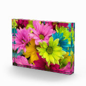 BRIGHT COLORFUL FLOWERS FOTOBLOKKEN (Rechts)