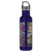 Bright Colorful Flowers Personalised Waterfles (Achterkant)
