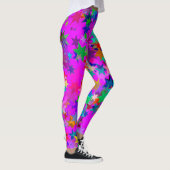 Bright Colorful Star Patternes Leggings (Droite)