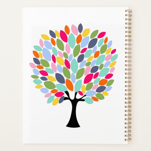 Bright colourful apple Teacher tree thank you (Dos)