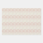 Bright Coral & Cream Medusa Line Art Inpakpapier Vel (Voorkant)