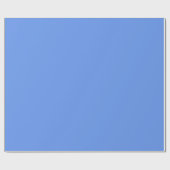 Bright Cornflower Blue Cadeaupapier (Vlak)