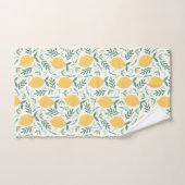 Bright Country Farm Jaune & Green Lemon Motif (Serviette à main)