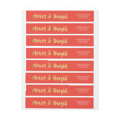 Bright Days Bewerkbare kleur omhulling label (Vel)