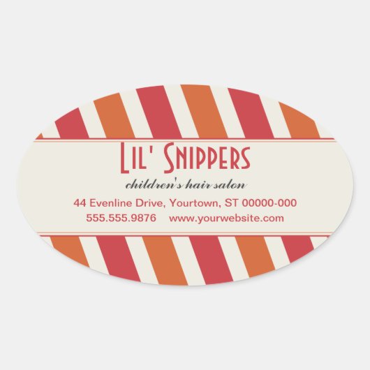 Bright Diagonals Sticker (Devant)