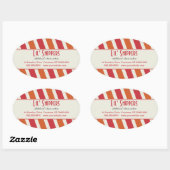 Bright Diagonals Sticker (Feuille)