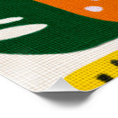 Bright Dopamine Decor Monogram Letter B Poster Perfect Poster (Hoek)