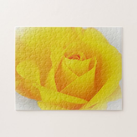 Bright Dream Yellow Rose Bloem Art Puzzel Legpuzzel (Horizontaal)