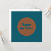 Bright Escape Birthday Card - carte #5 de 18 (Devant/Arrière en situation)